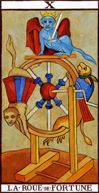 The Wheel of Fortune-Tarot de Marseille