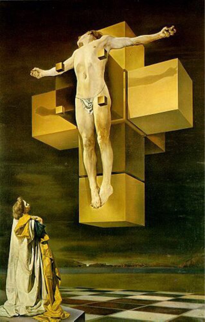 Hypercubic Christ-Salvador Dali 1954