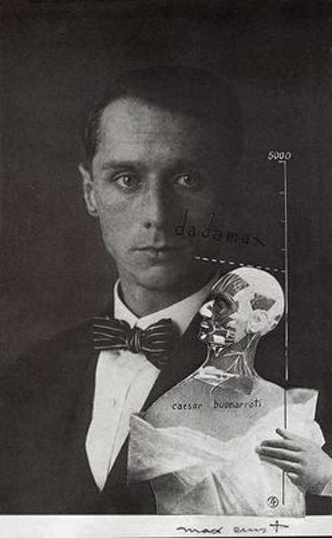 The Punching Ball or The Immortality of Buonarroti-also known as dadafex maximus. Self Portrait of Max Ernst-Max Ernst 1920