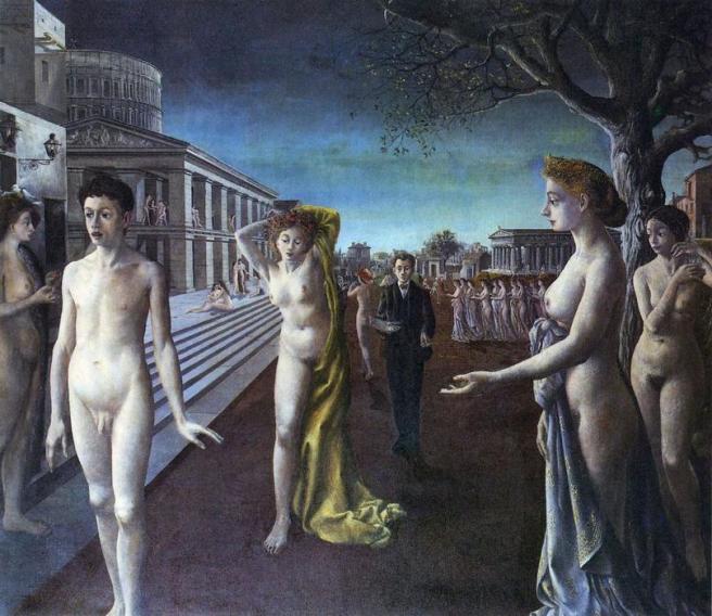 Dawn over the City-Paul Delvaux-1940
