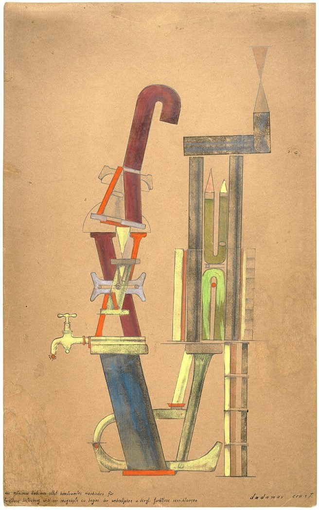 Little Machine Constructed by Minimax Dadamax in Person,  Max Ernst 1919-1920