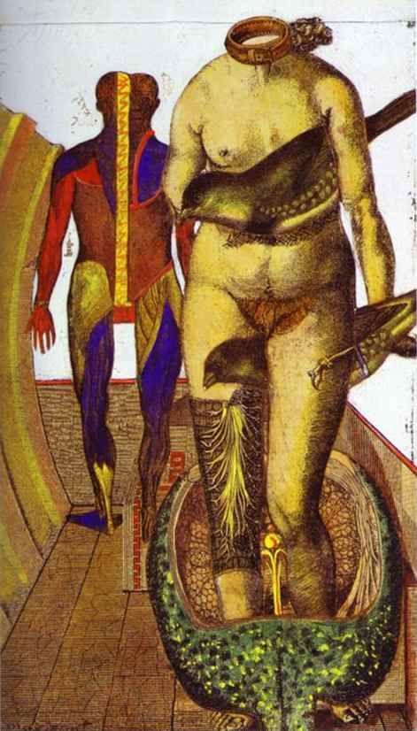 The Word or Woman-Bird-Max Ernst 1921