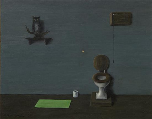 The Owl in the Bathroom-Gertrude Abercrombie 1964